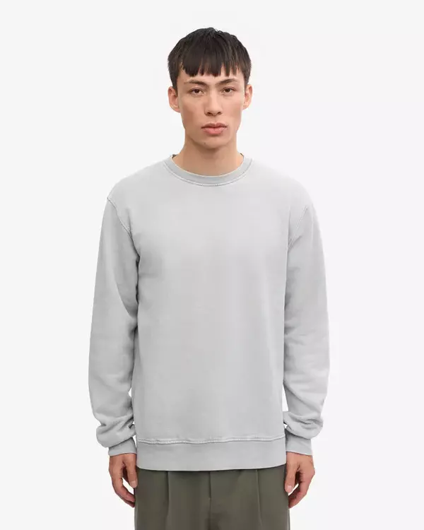 Colorful Standard Classic Organic Crew Sweatshirt Faded Grey Herren grau